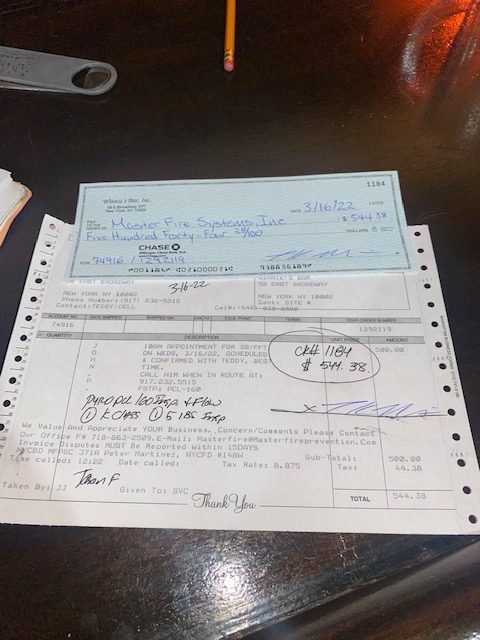Master Fire Mechanical Fire Protection Services Correction Inspection Certificate Testing Manhattan Brooklyn Bronx Queens NYC 2