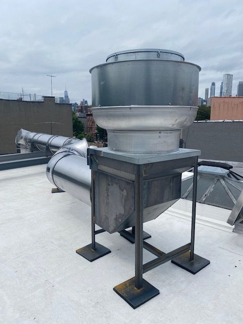 Master Fire Captive Aire Centrifugal Upblast Direct Drive Fan Systems Installation Commercial Kitchen Ventilation NYC Manhattan Brooklyn Bronx Queens 1