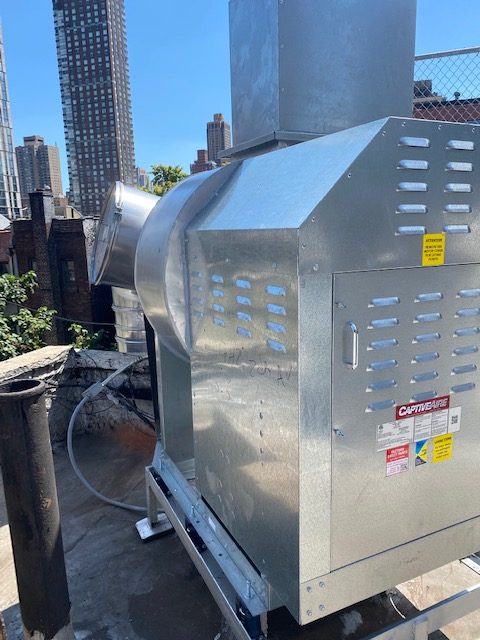 Master Fire Commercial Kitchen Ventilation Outdoor Ductwork System Installation NYC Manhattan Queens Brooklyn Bronx Staten Island Westchester 808