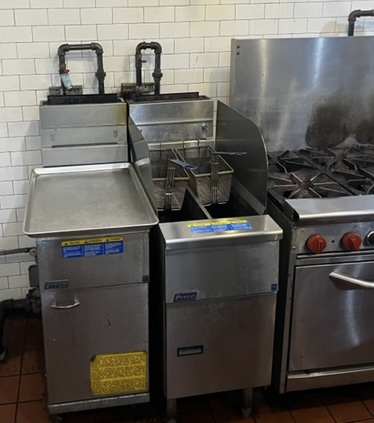 Master Fire Prevention NYC Restaurant Cooking Equipment Service Testing Inpsection Repair Bronx Manhattan Queens Brooklyn 6 Fryers