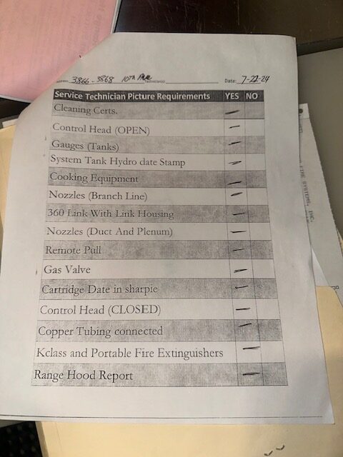 Master fire suppression system inspection testing maintenance repair Brooklyn Chinese restaurants 91