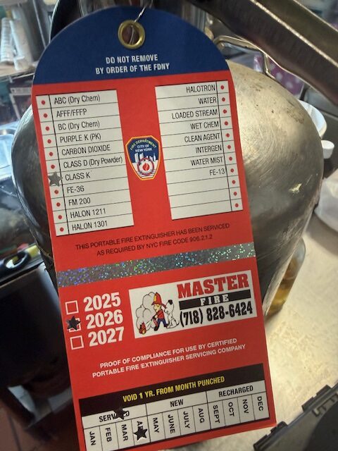 Ansul Filing New York City NY FDNY S17 Certified in Staten Island 12