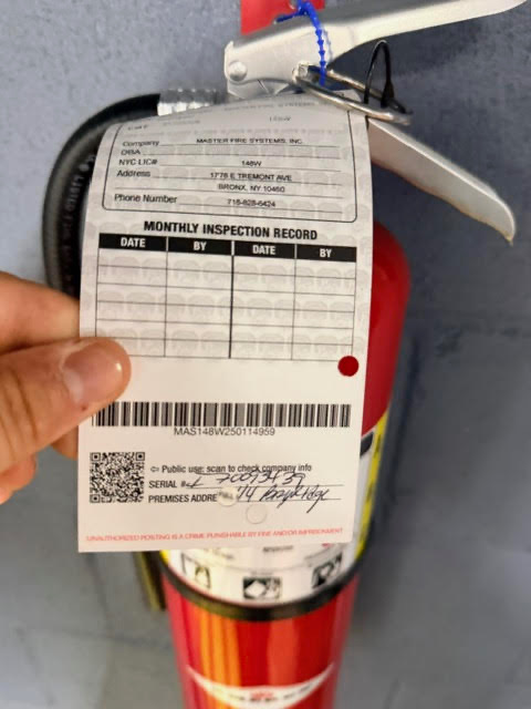 Master Fire Extinguisher Service Manhattan Restaurants Offices & Stores 6